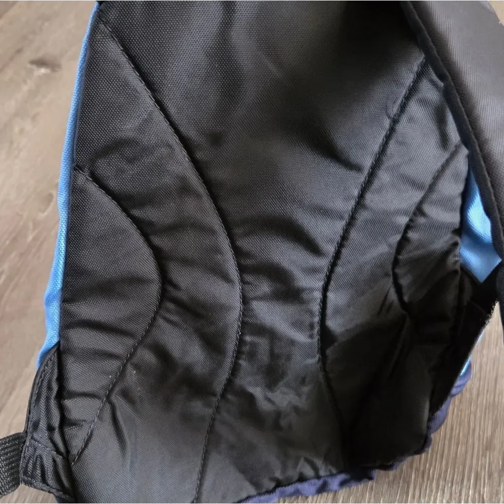 Vintage 90s Nike Backpack Mini Bag Blue Logo Sports Casual Roomy Y2K